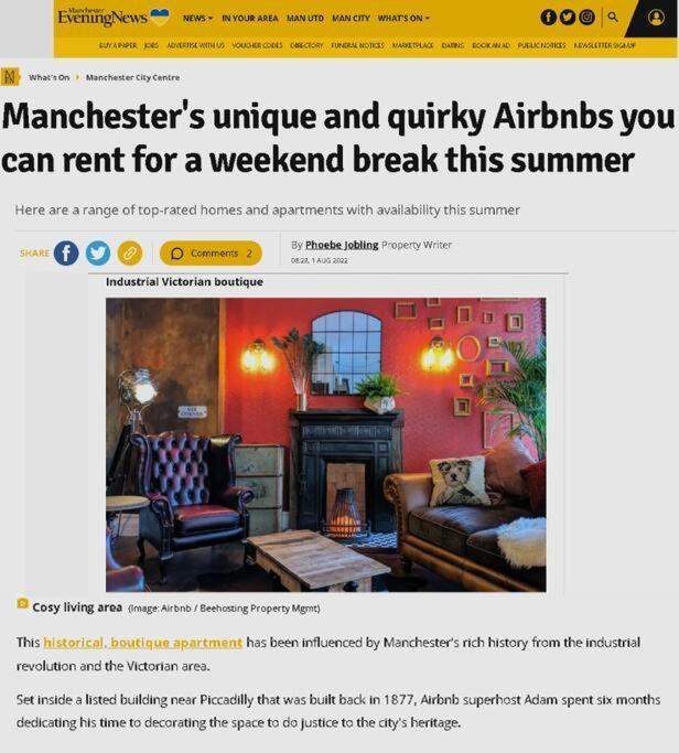 Boutique City Centre Flat By City Superhost Manchester Dış mekan fotoğraf